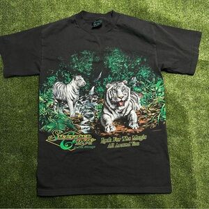 Vintage Siegfried and Roy at the mirage wrap around shirt made in usa Medium 94’